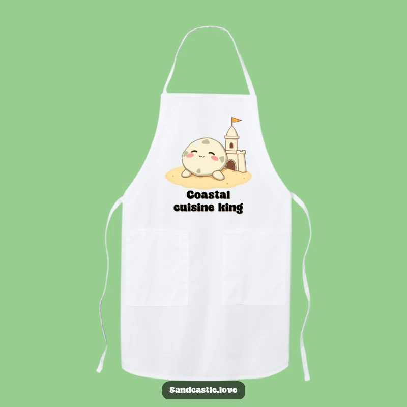 Funny Sand Dollar Apron: Beach Chef Relaxing, Kitchen Calm Gift