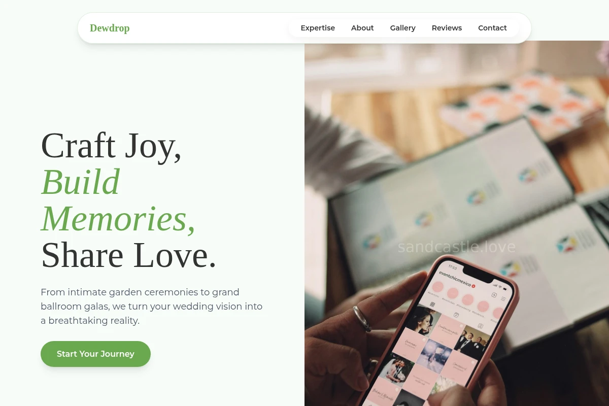 Dewdrop Wedding Planner