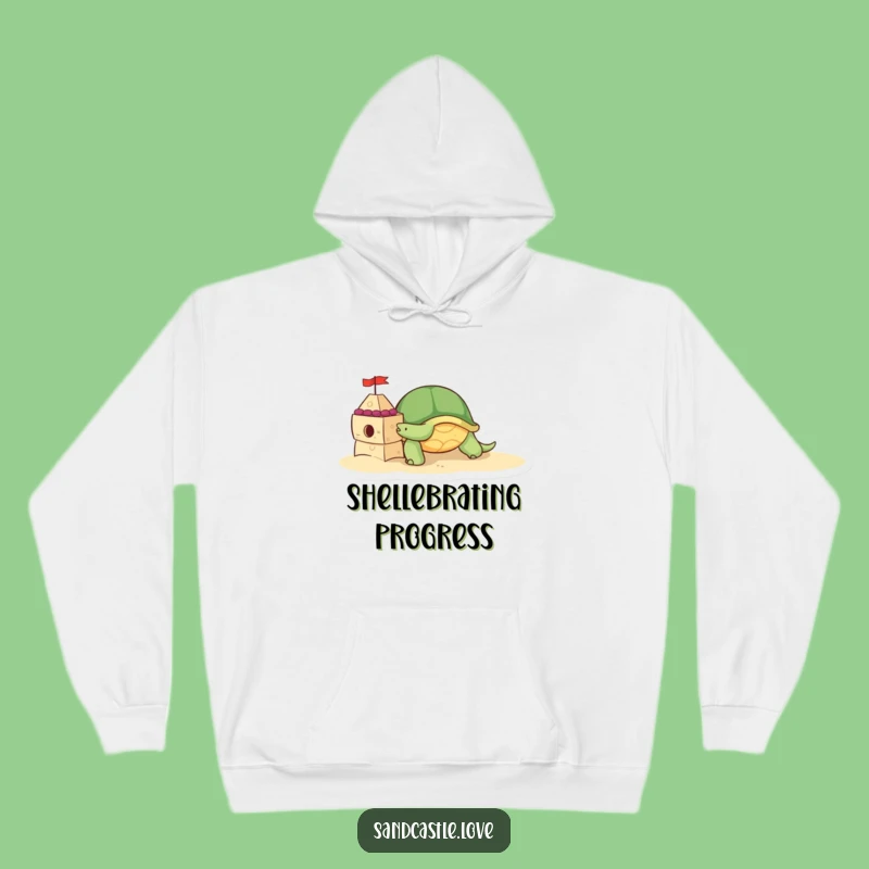 Cozy Turtle Sandcastle Hoodie: Warm & Cute, Perfect Beach Lover Gift!