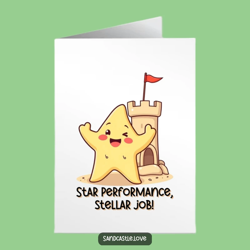 Joyful Free Printable Starfish Congrats Card - Beachy Downloadable Gift