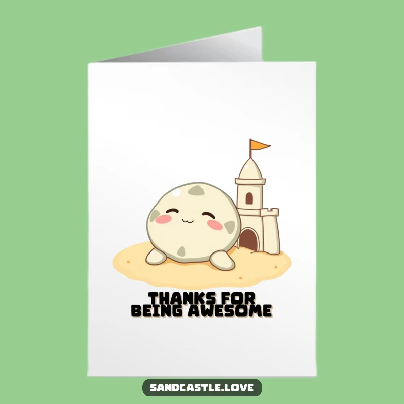 Coastal Free Printable Thank You Card: Sand Dollar Thanks - Serene Downloadable Gift