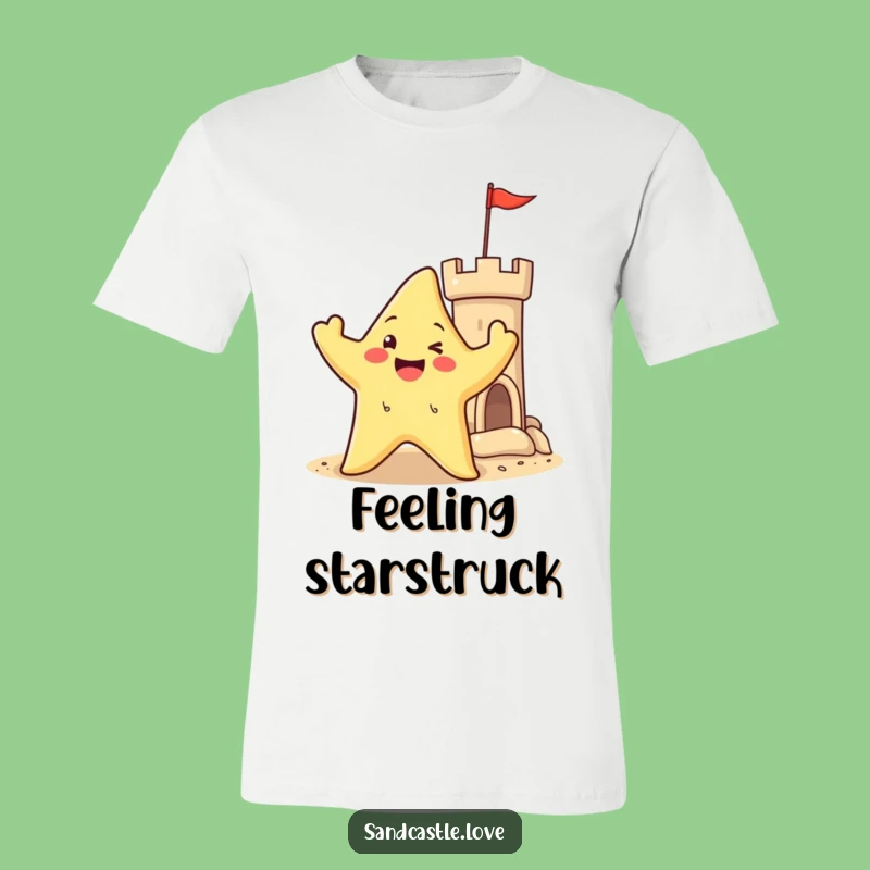 Happy Starfish Castle Tee: Wave Hello, Fun Beach Lover Gift!